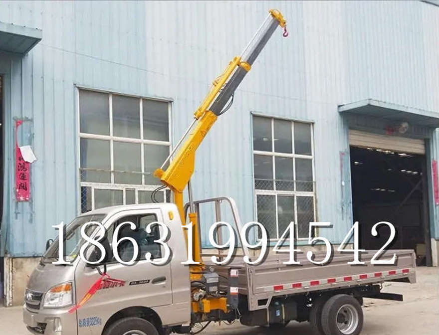 神农架林区随车吊机遥控升降机加装随车吊多少钱随车吊机12V24V1吨随车吊全电动液压吊机小型